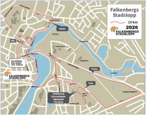 Ny startplats för Falkenbergs Stadslopp